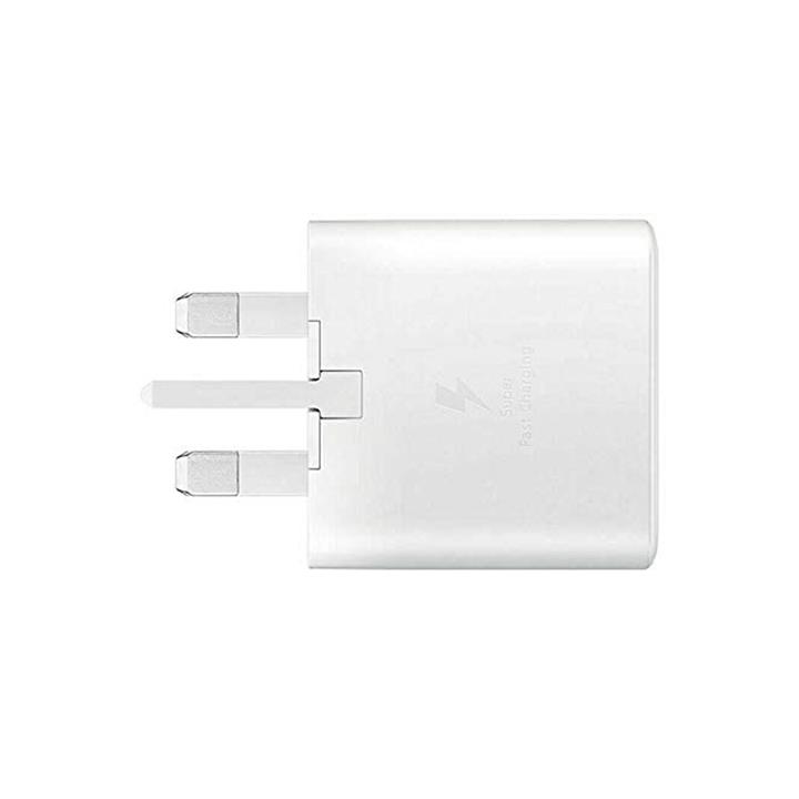 آداپتور شارژر دیواری و Type-C به Type-C فوق سریع سامسونگ 25 وات مدل EP-TA800 اصلی Samsung adapter 25 Watt Wall Charger with cable